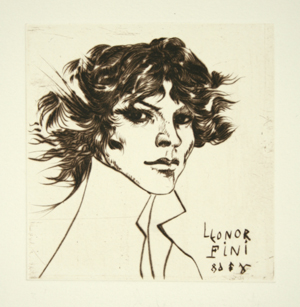 Roger Descombes, Leonor Fini, 1968 -  Gravure Leonor Fini, 1968